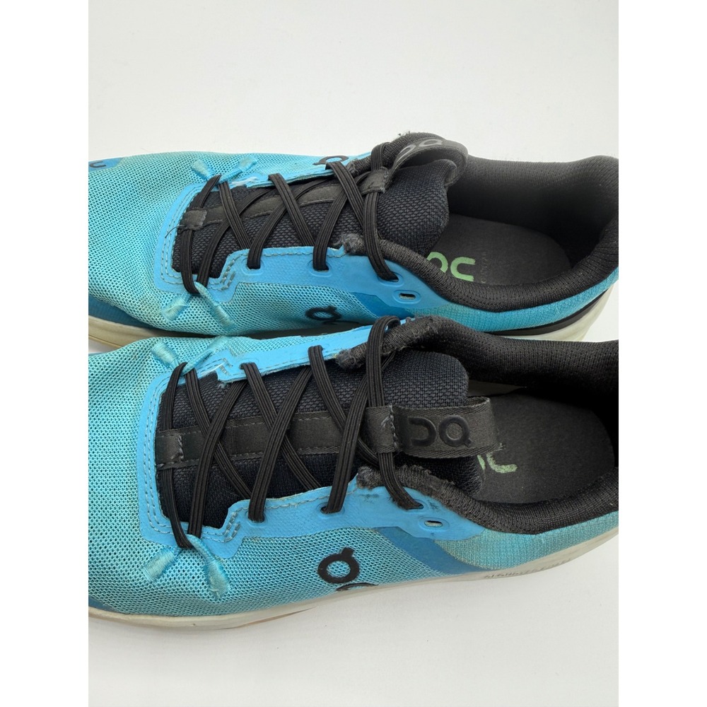 On Cloudgo Kids Running Shoes Blue Black Green USY 3.5 EU 35.5 Sneakers - Picture 3 of 6
